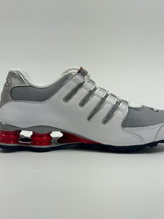 Nike Shox NZ \'White Red Metallic Silver\' 378341-104 Multi Size main image 15